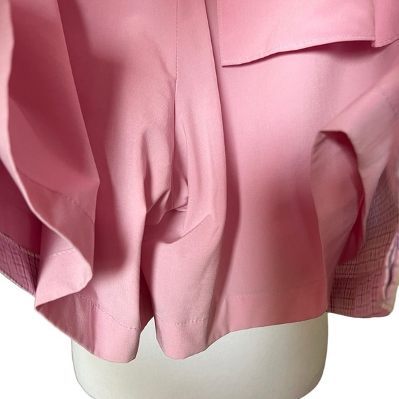 Greg Norman Skort Play Dry Moisture Wicking Pink Gingham Size 10 - Picture 5 of 13